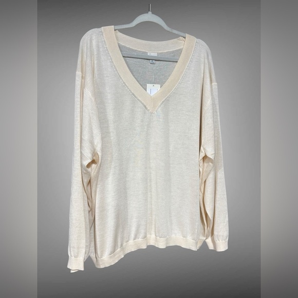 Women’s Long Sleeve Light Weight V-Neck Sweater by A New Direction NWT - Picture 2 of 14